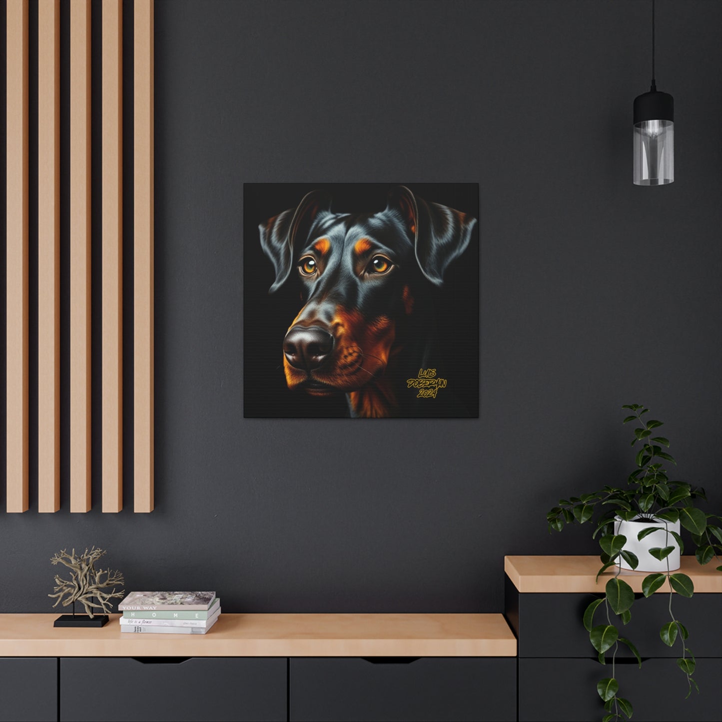 Luis Doberman 2024 Edition 014 Canvas Gallery Wraps