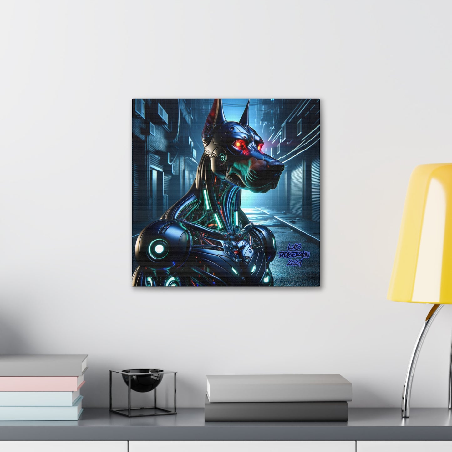 Luis Doberman 2024 Edition 017 Canvas Gallery Wraps