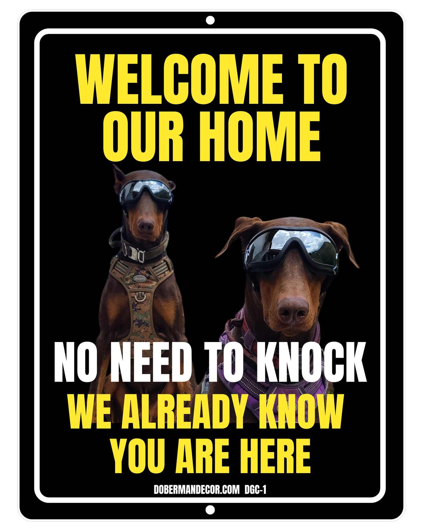 Doberman Custom Sign DGC1