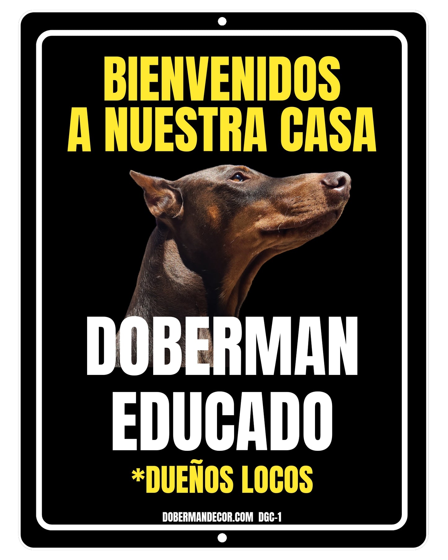Doberman Custom Sign DGC1