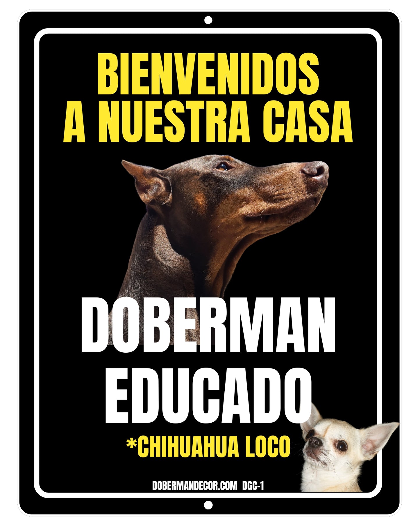 Doberman Custom Sign DGC1
