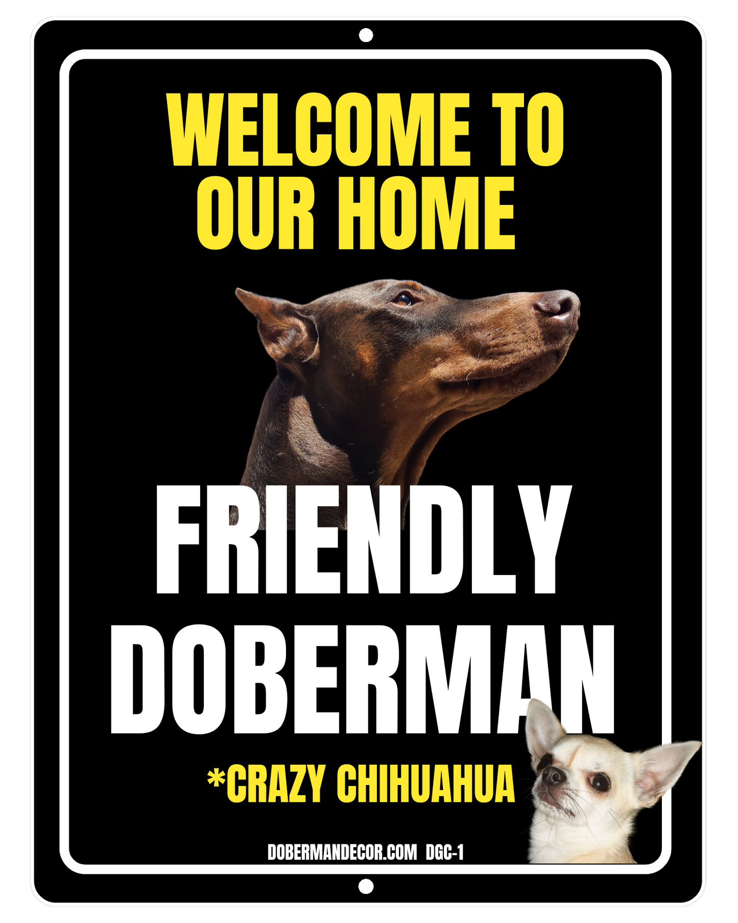 Doberman Custom Sign DGC1