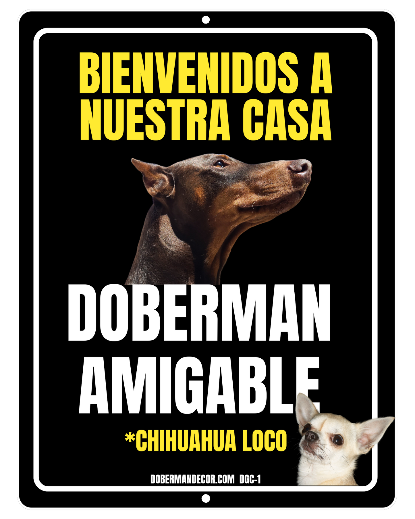 Doberman Custom Sign DGC1