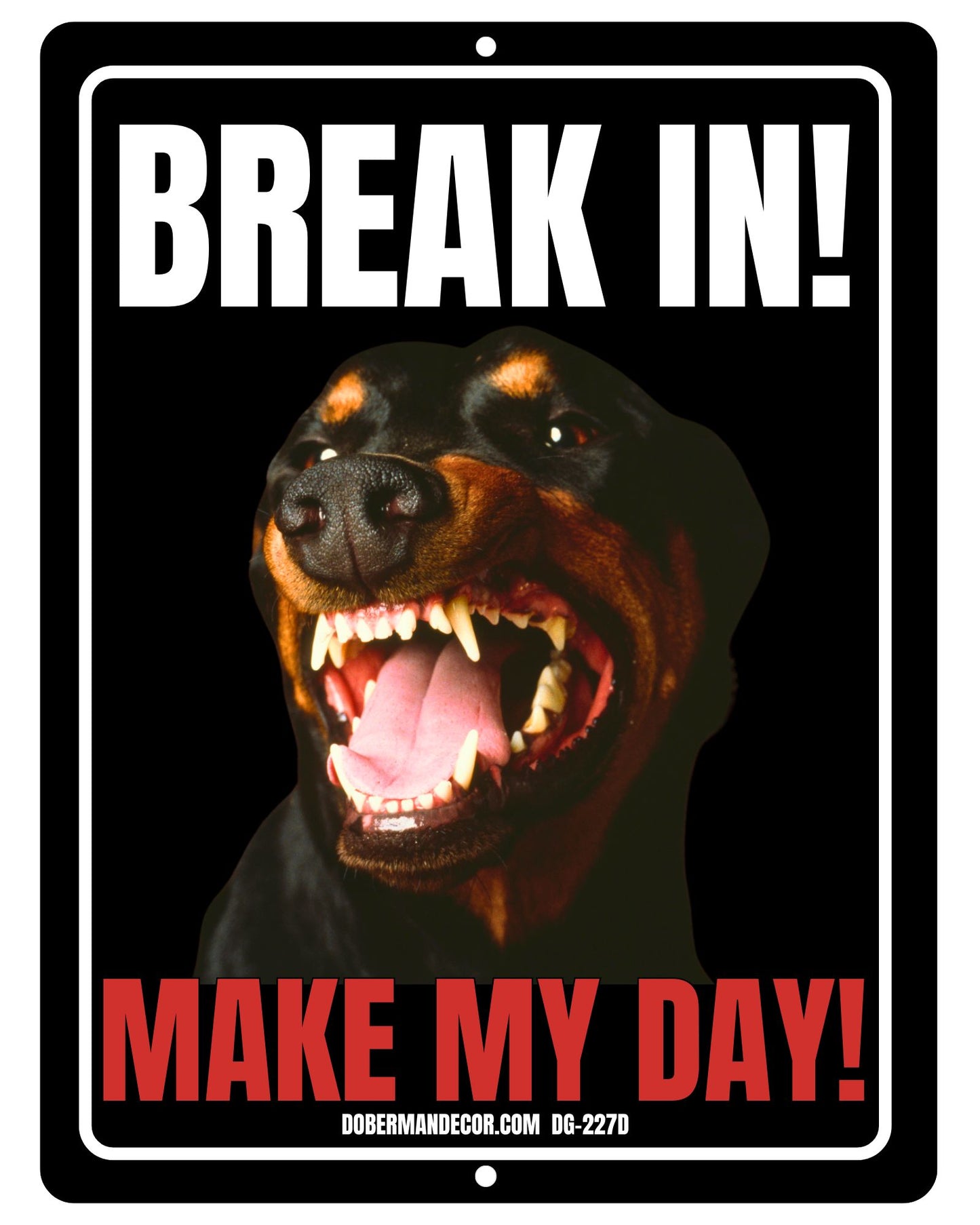 Doberman Sign DG-227