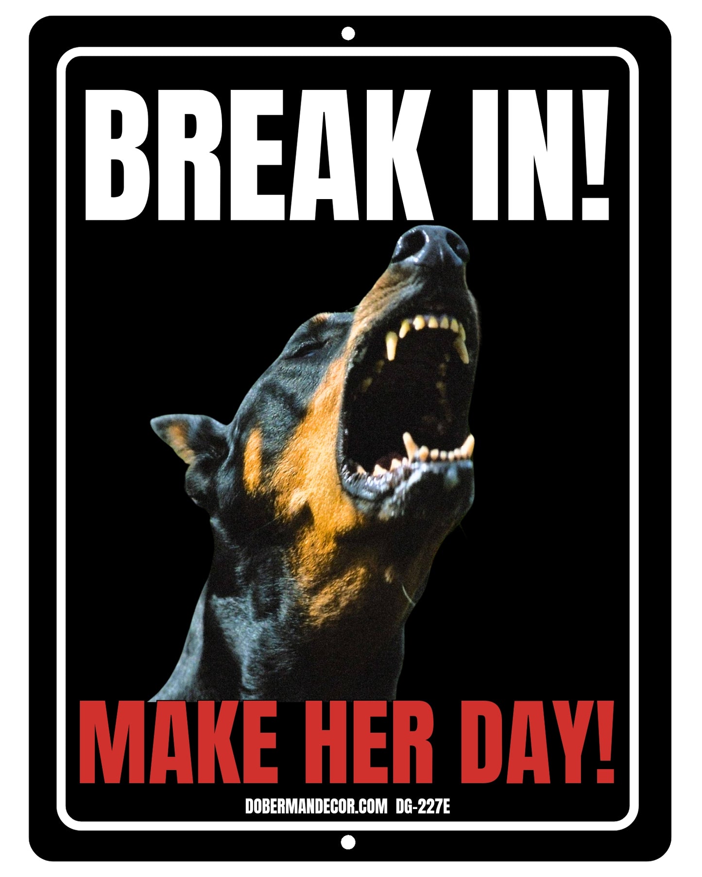 Doberman Sign DG-227