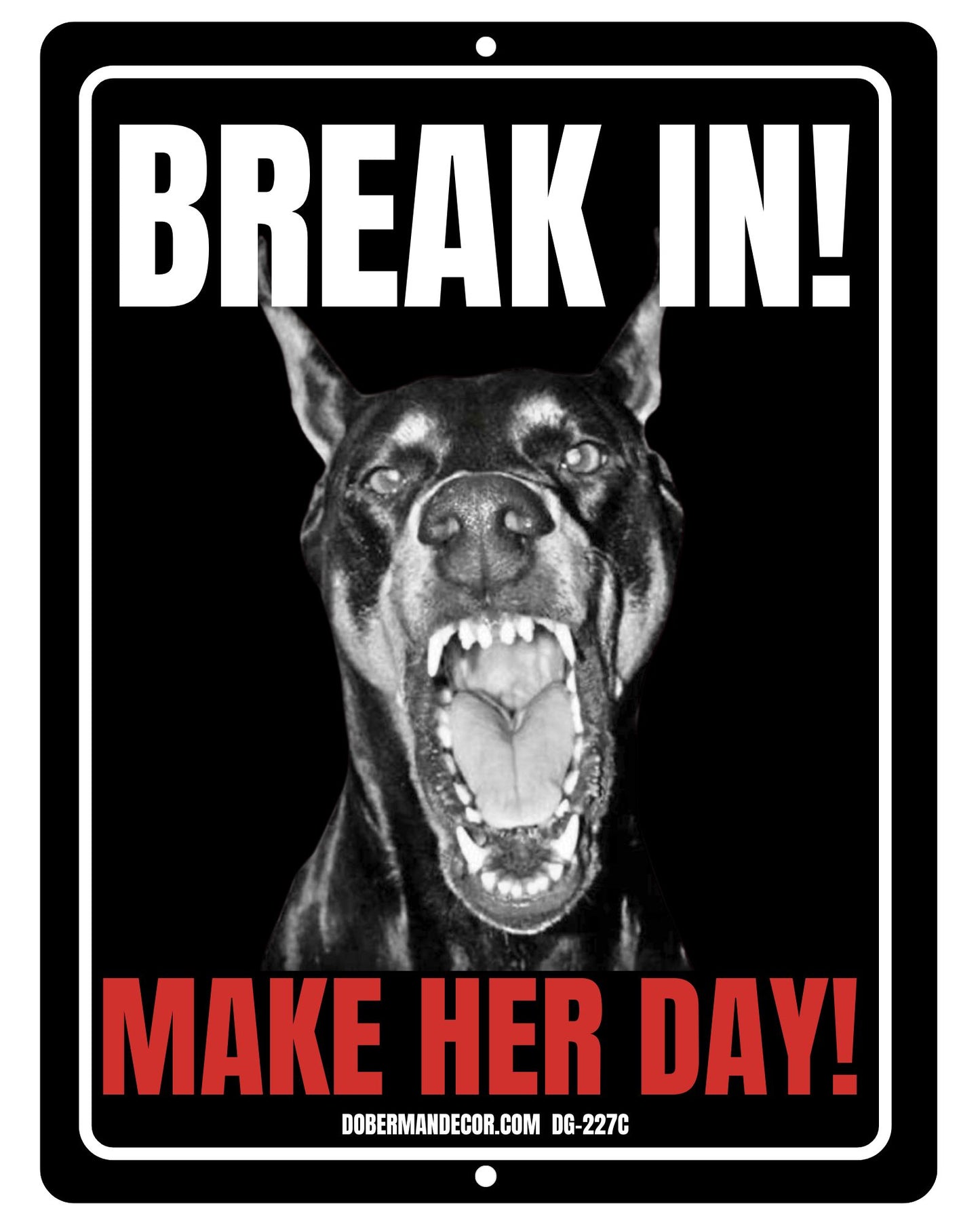 Doberman Sign DG-227