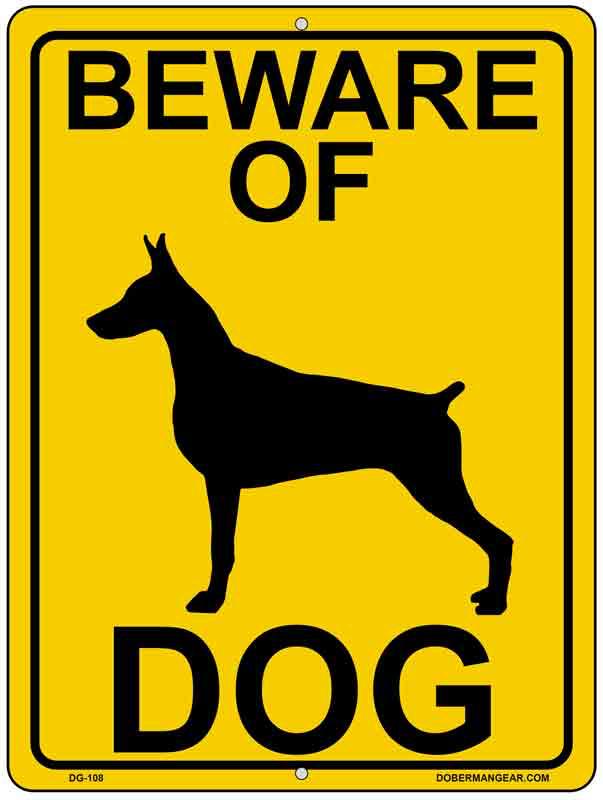 Doberman Sign DG108
