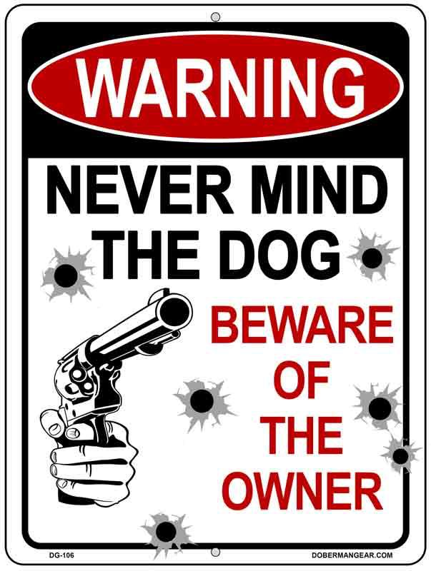 Doberman Sign DG106