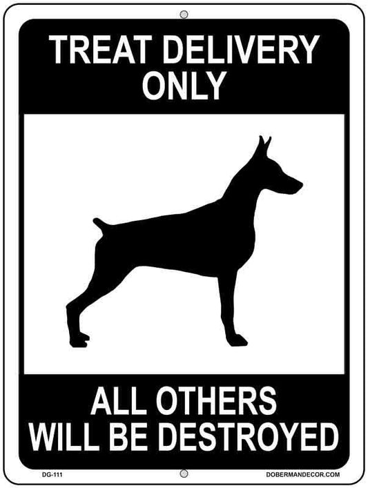 Doberman Aluminum Sign DG111