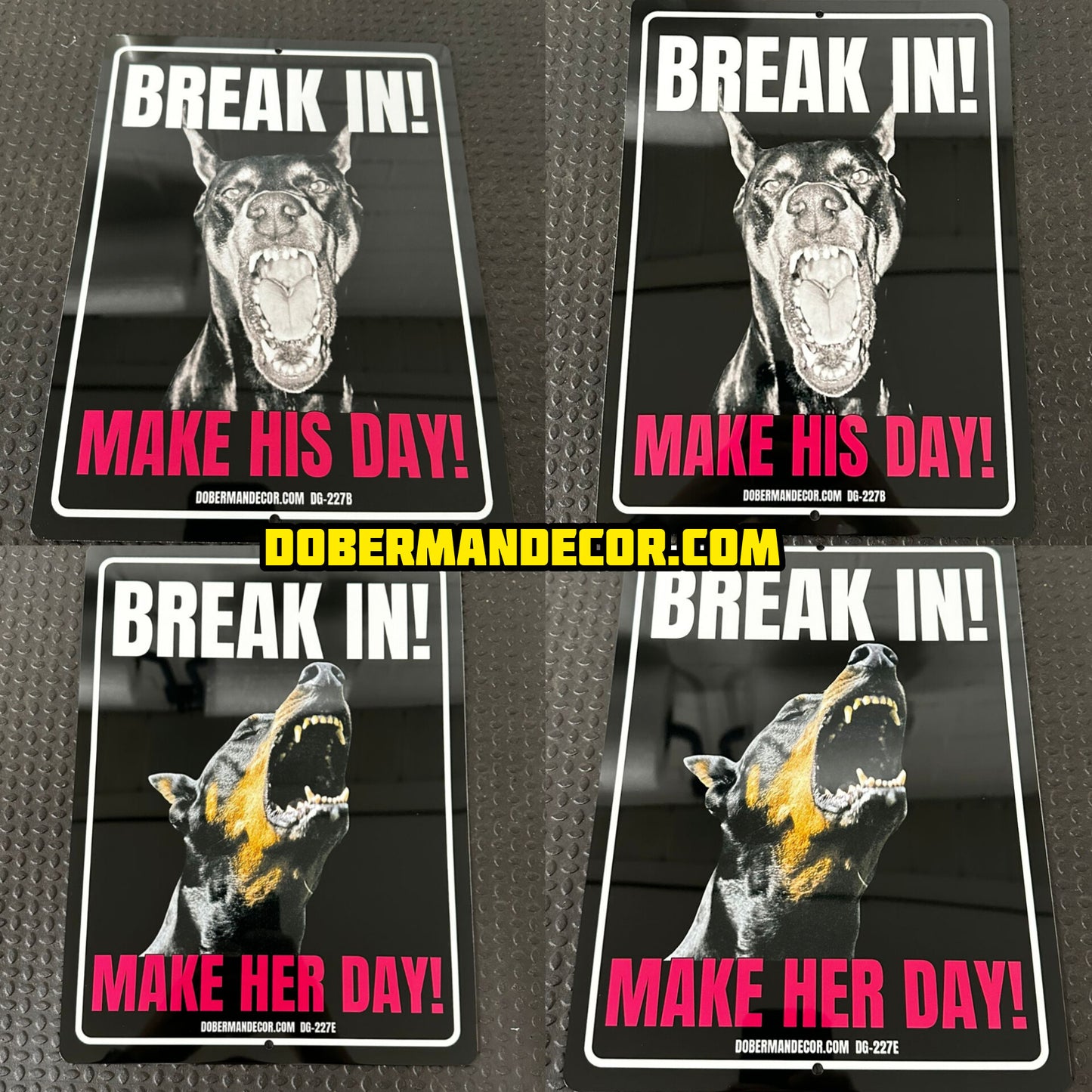 Doberman Sign DG-227
