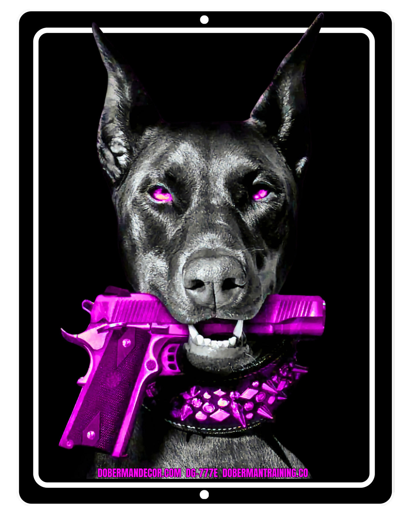 Doberman Sign DG777
