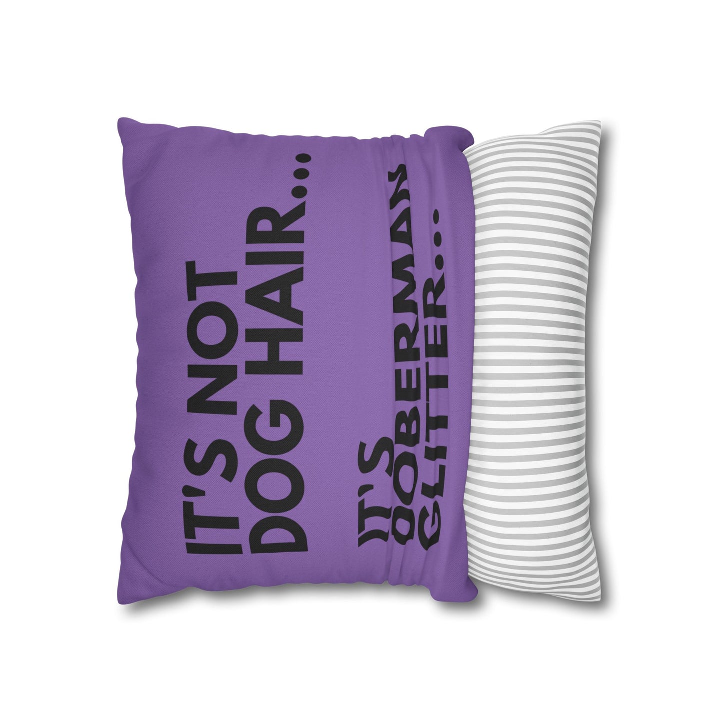 Glitter 2 Light Purple Square Pillowcase