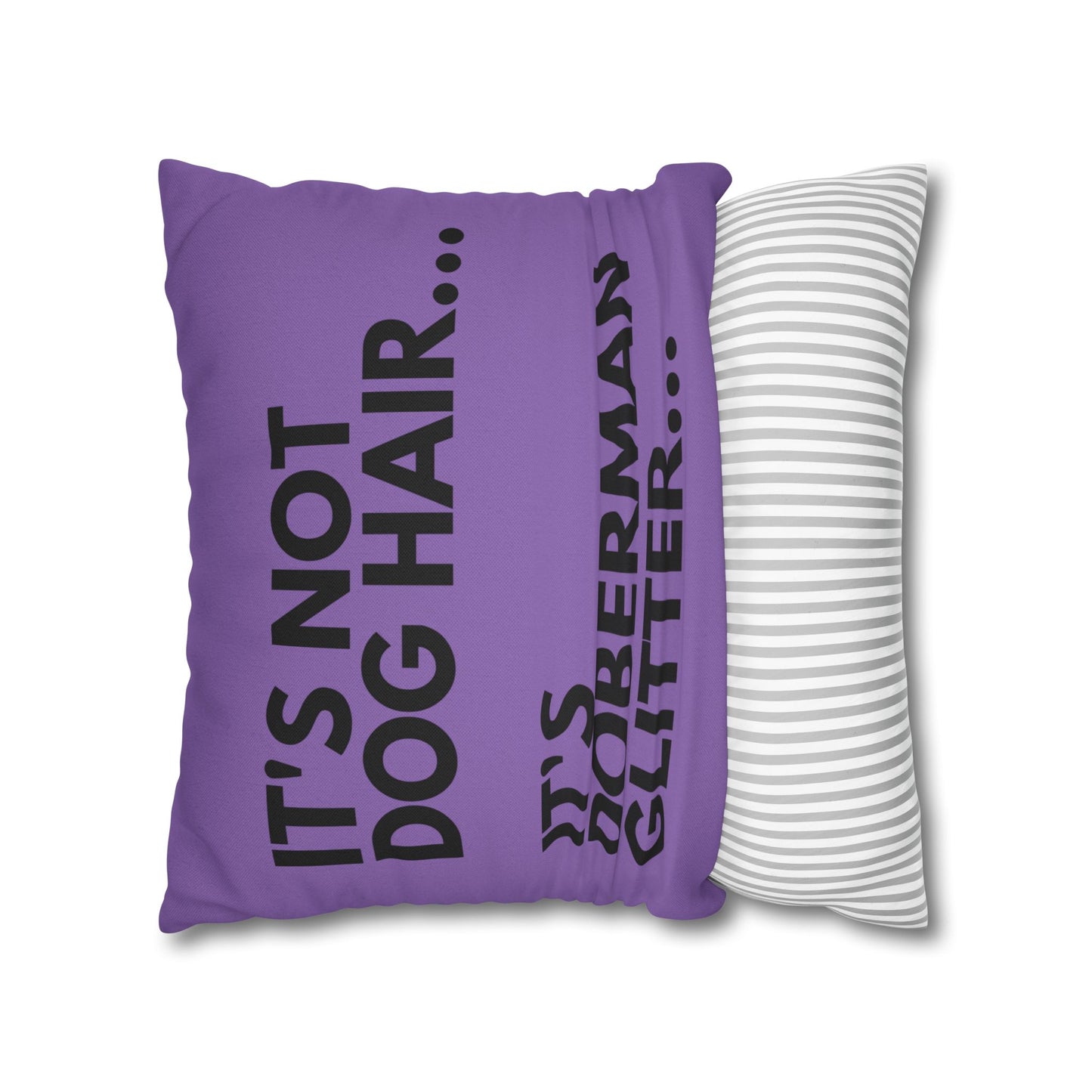 Glitter 2 Light Purple Square Pillowcase