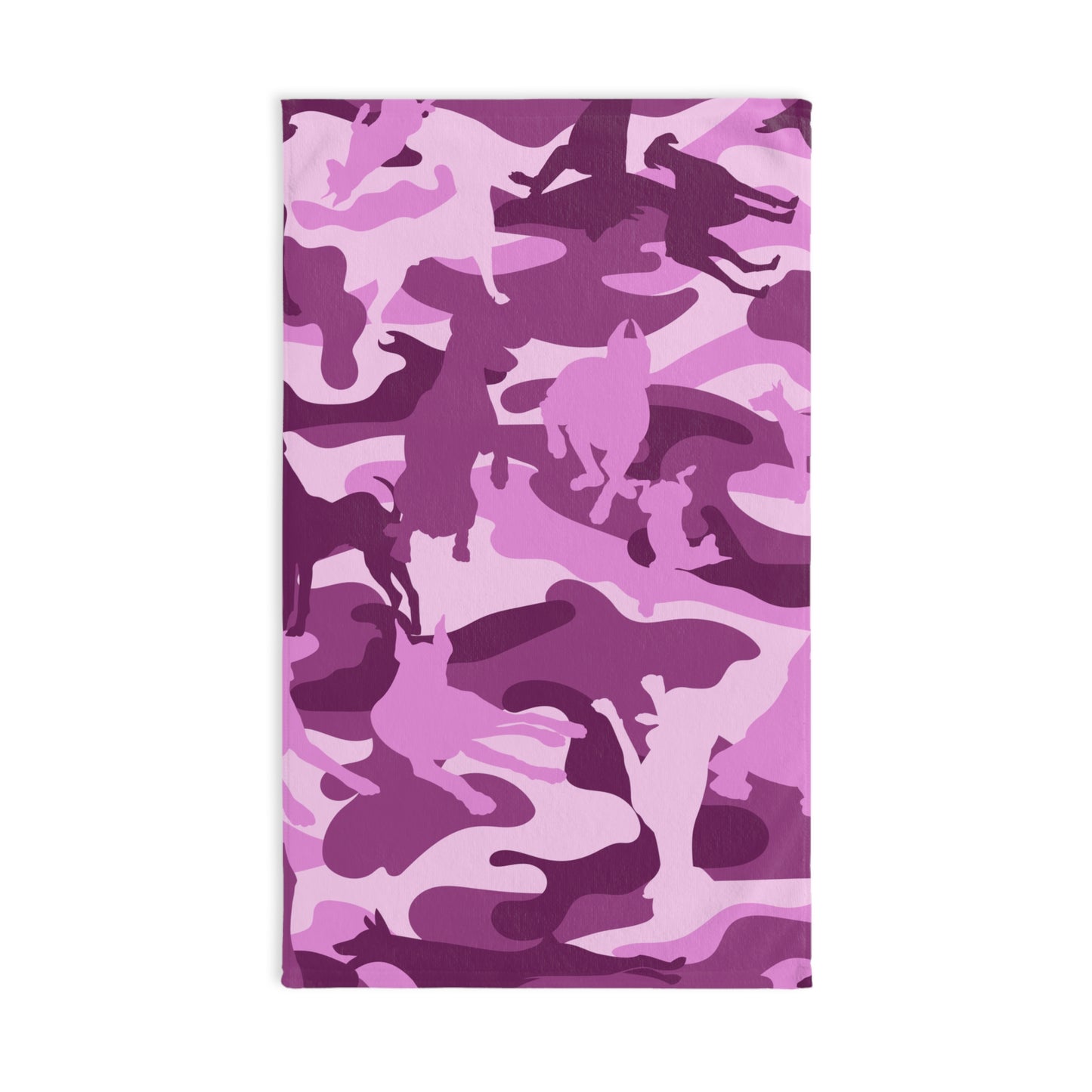 Doberman Pink Camo Pattern Snout Towel