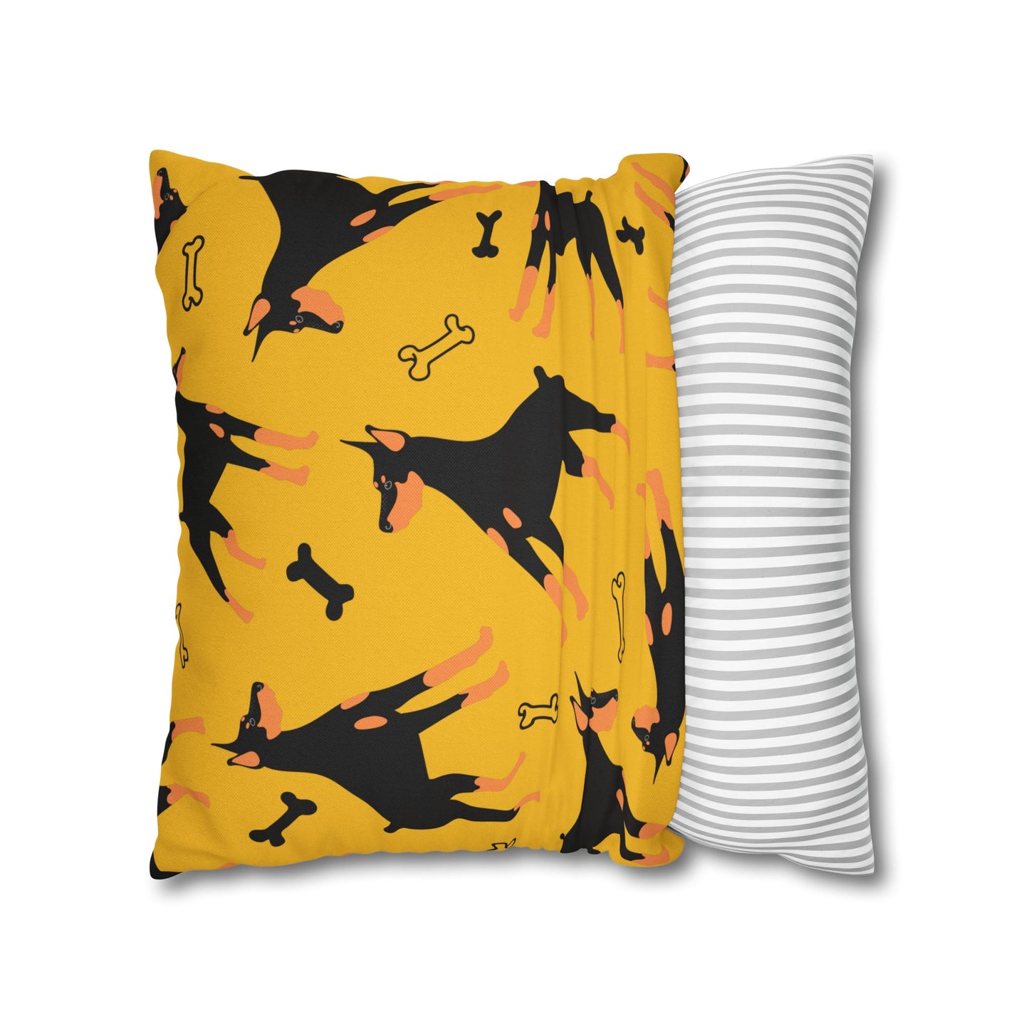 Pattern 1 Yellow Square Pillowcase