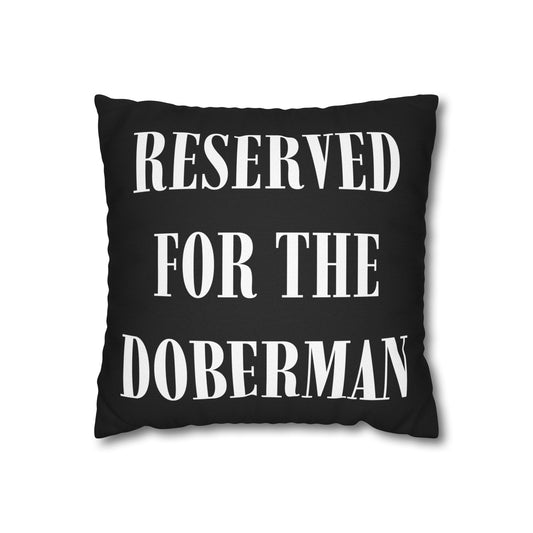 Reserved 1 Black Square Pillow Covers