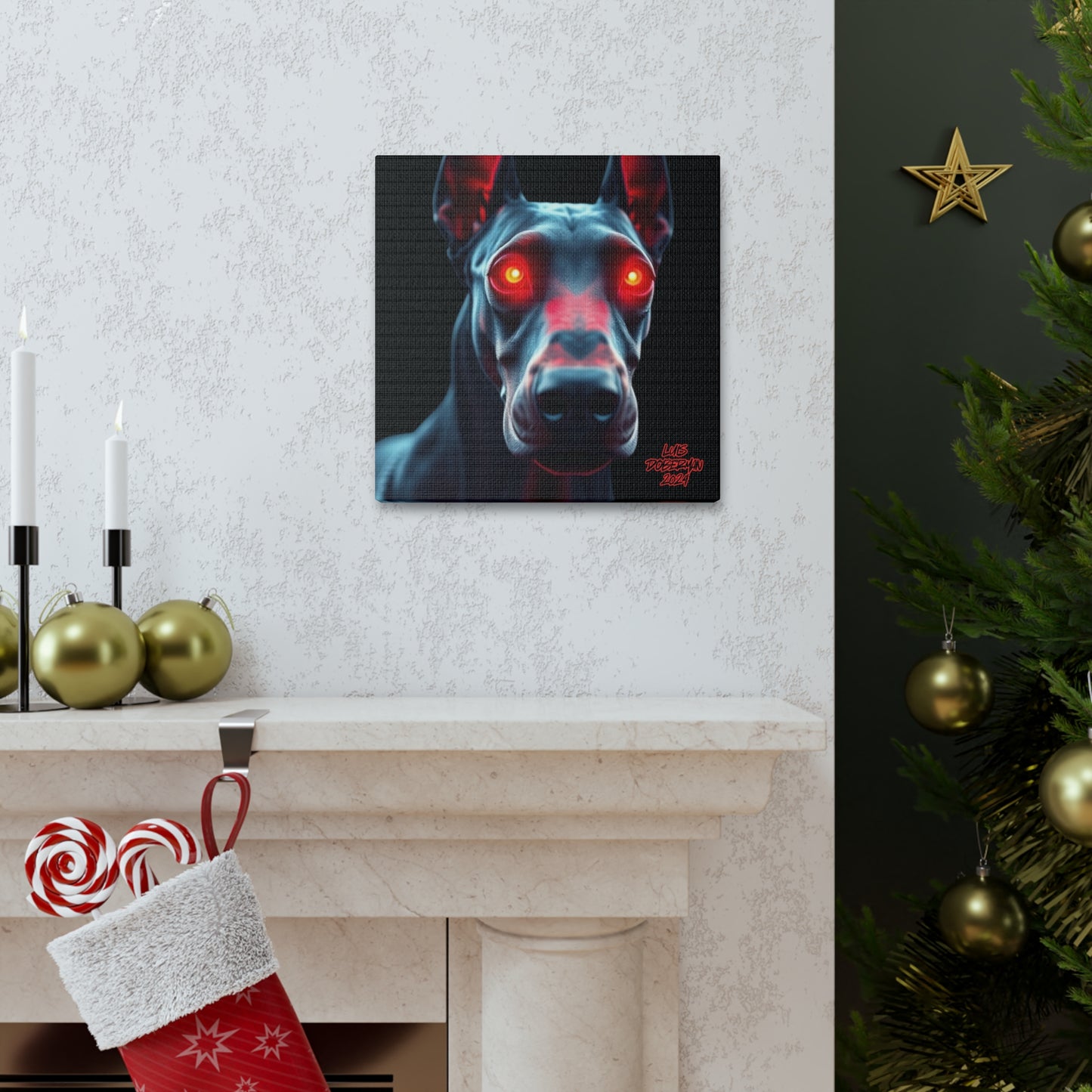 Luis Doberman 2024 Edition 008 Canvas Gallery Wraps