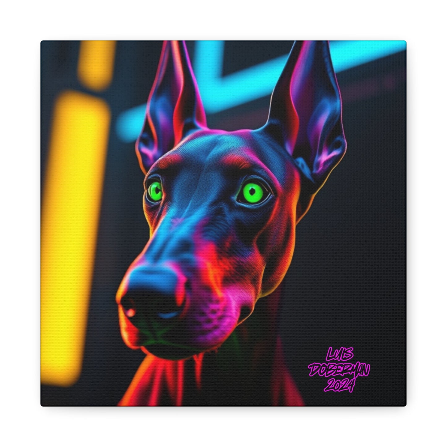 Luis Doberman 2024 Edition 002 Canvas