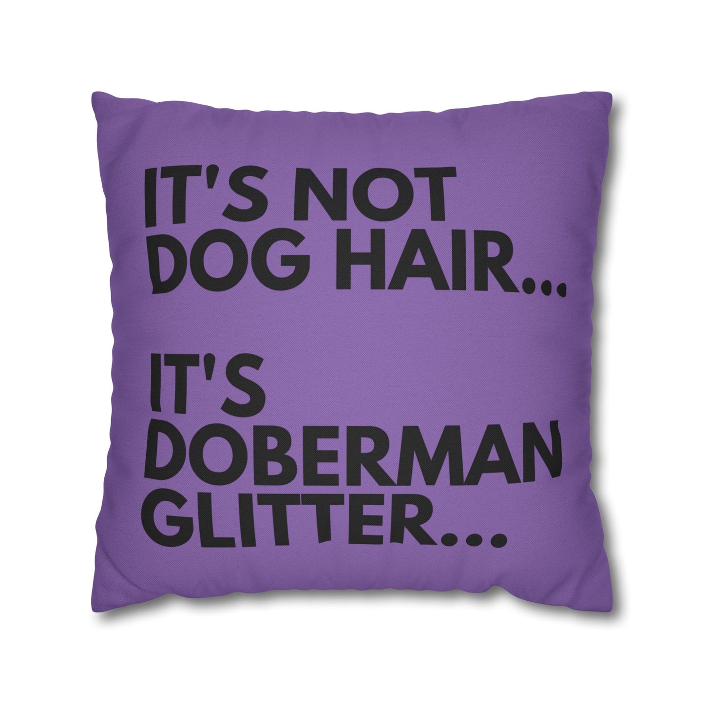 Glitter 2 Light Purple Square Pillowcase