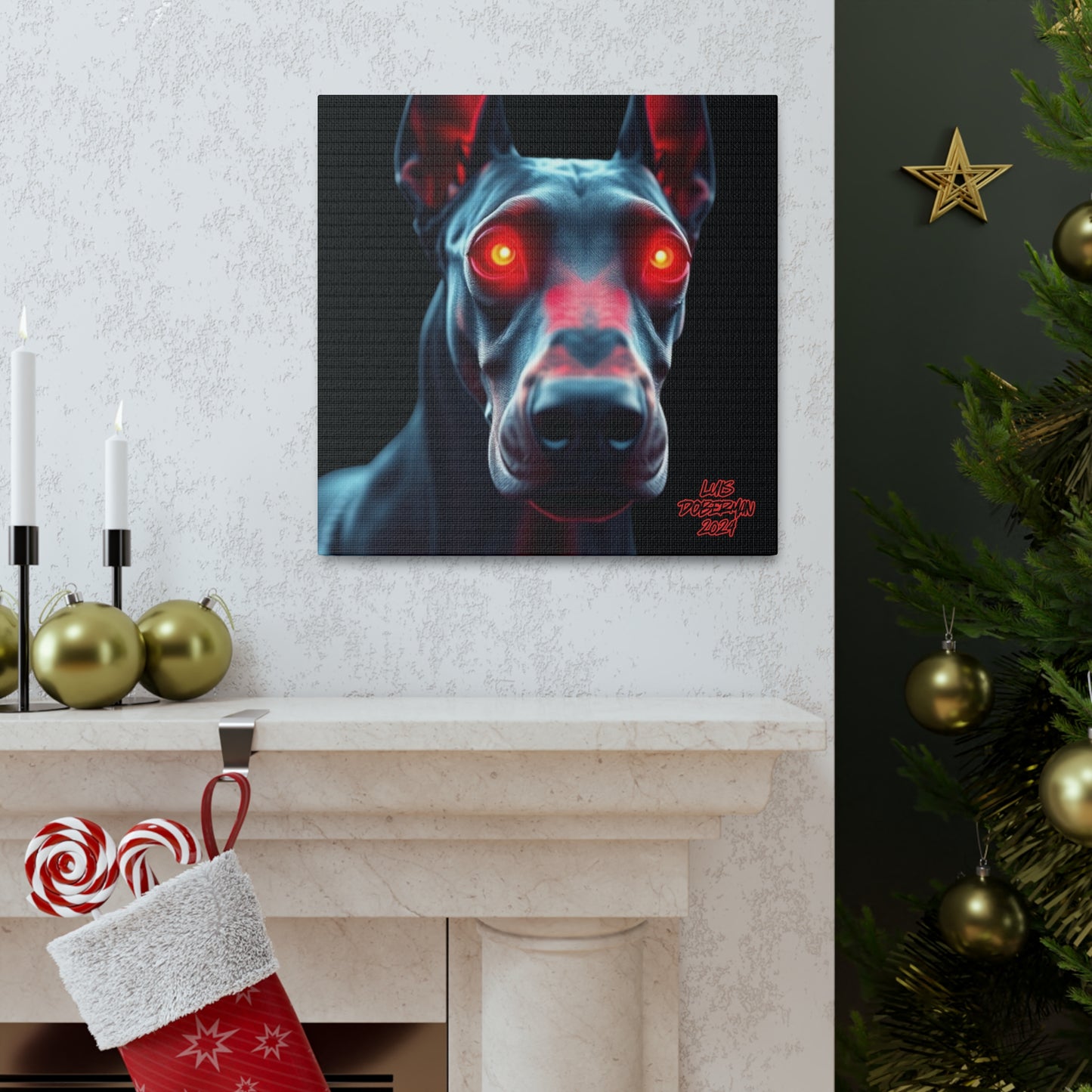 Luis Doberman 2024 Edition 008 Canvas Gallery Wraps