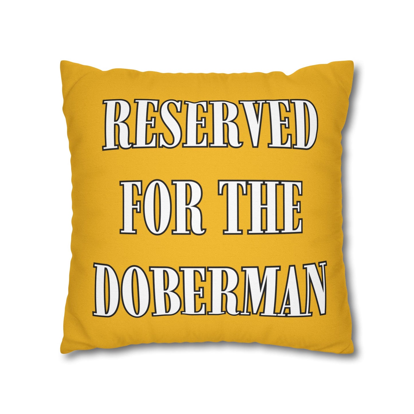 Reserved Yellow Square Pillow Covers