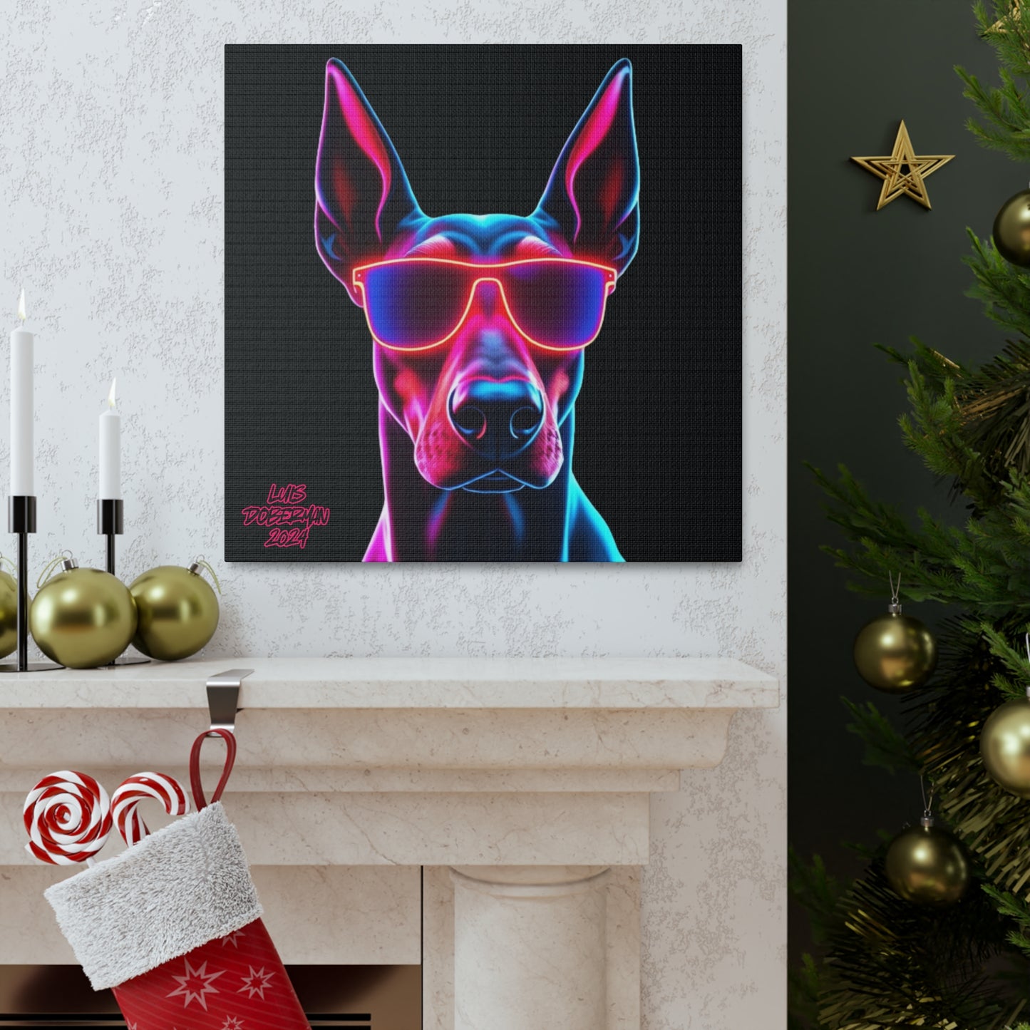Luis Doberman 2024 Edition 010 Canvas