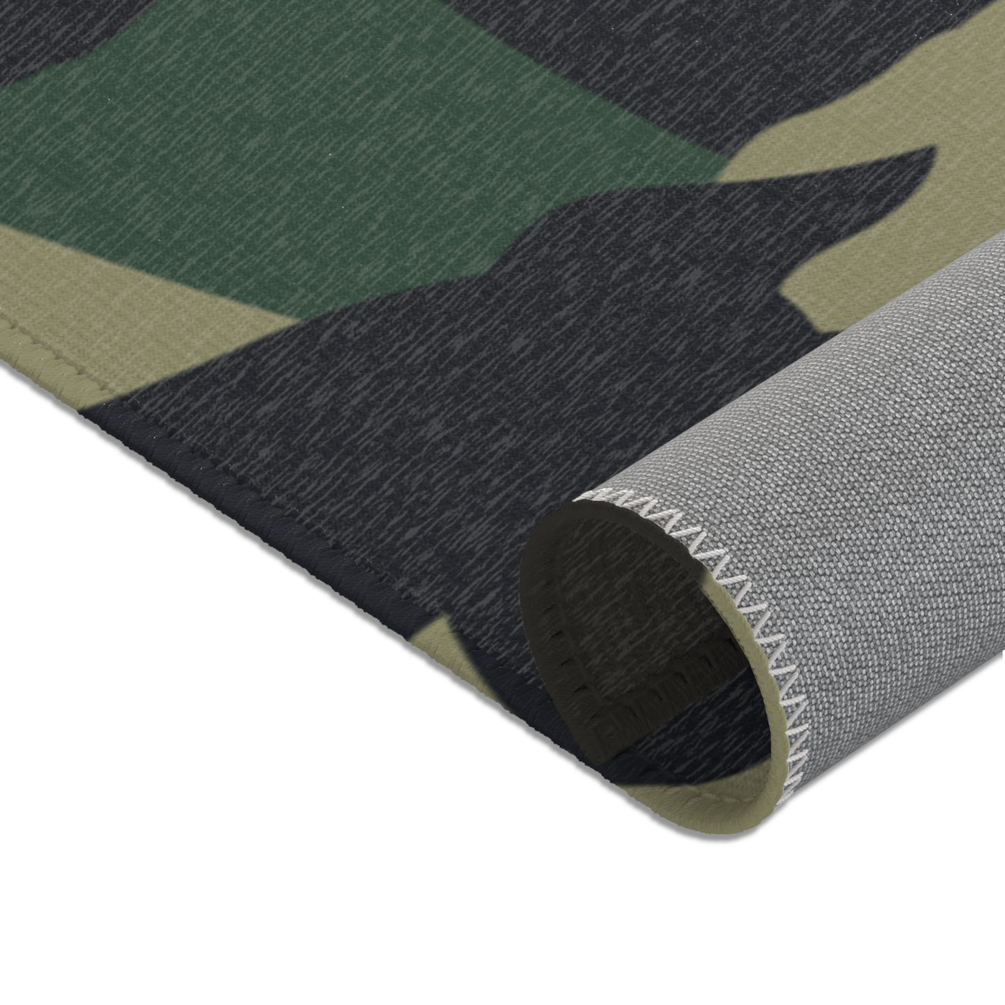 Dobie Camo Pattern Area Rugs