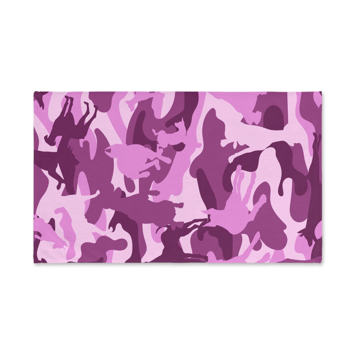 Doberman Pink Camo Pattern Snout Towel