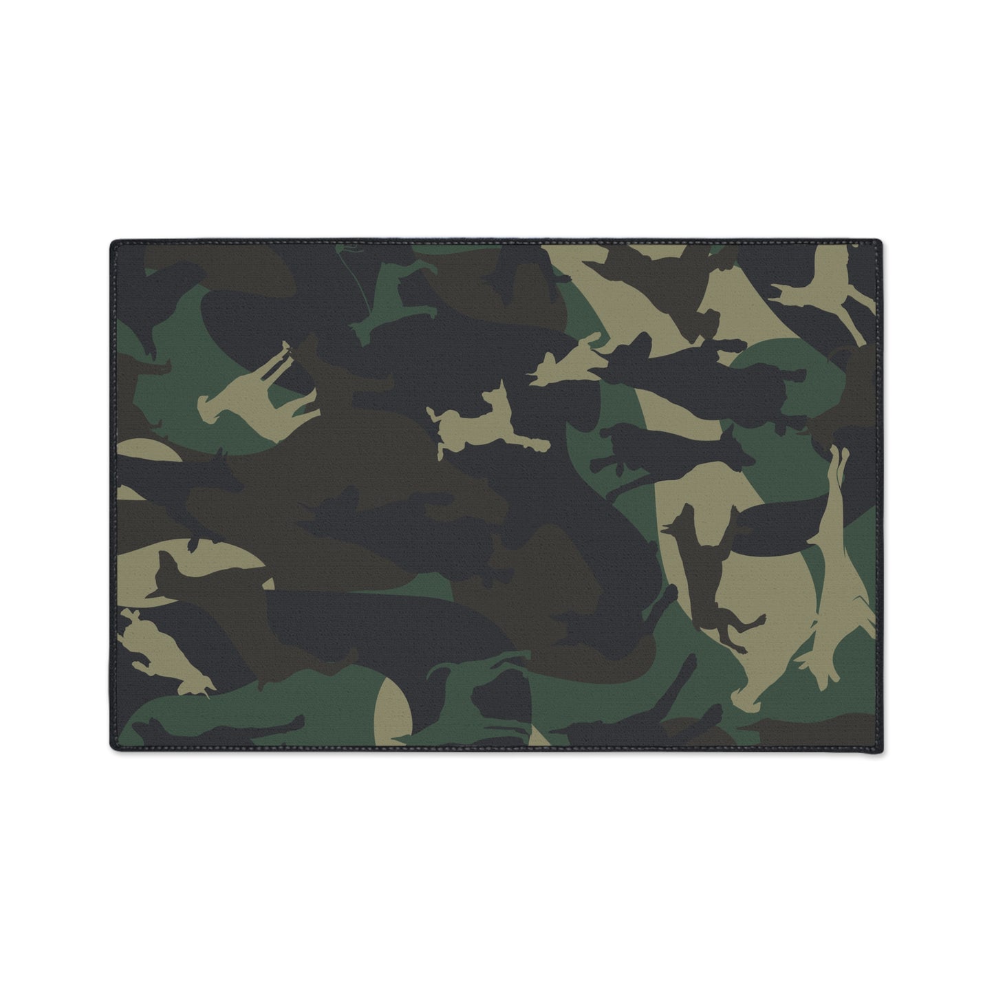 Doberman Camo Heavy Duty Place Floor Mat