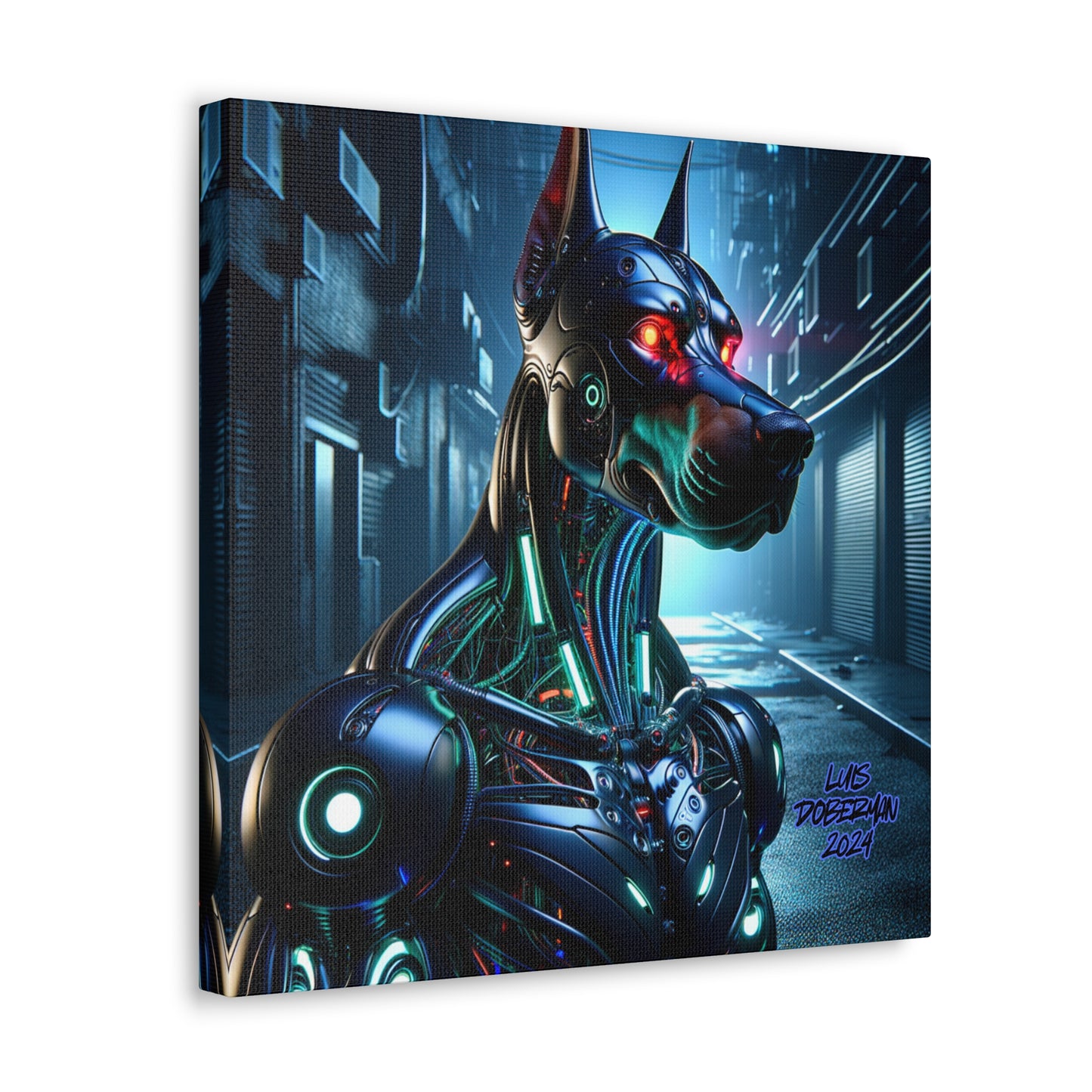 Luis Doberman 2024 Edition 017 Canvas Gallery Wraps