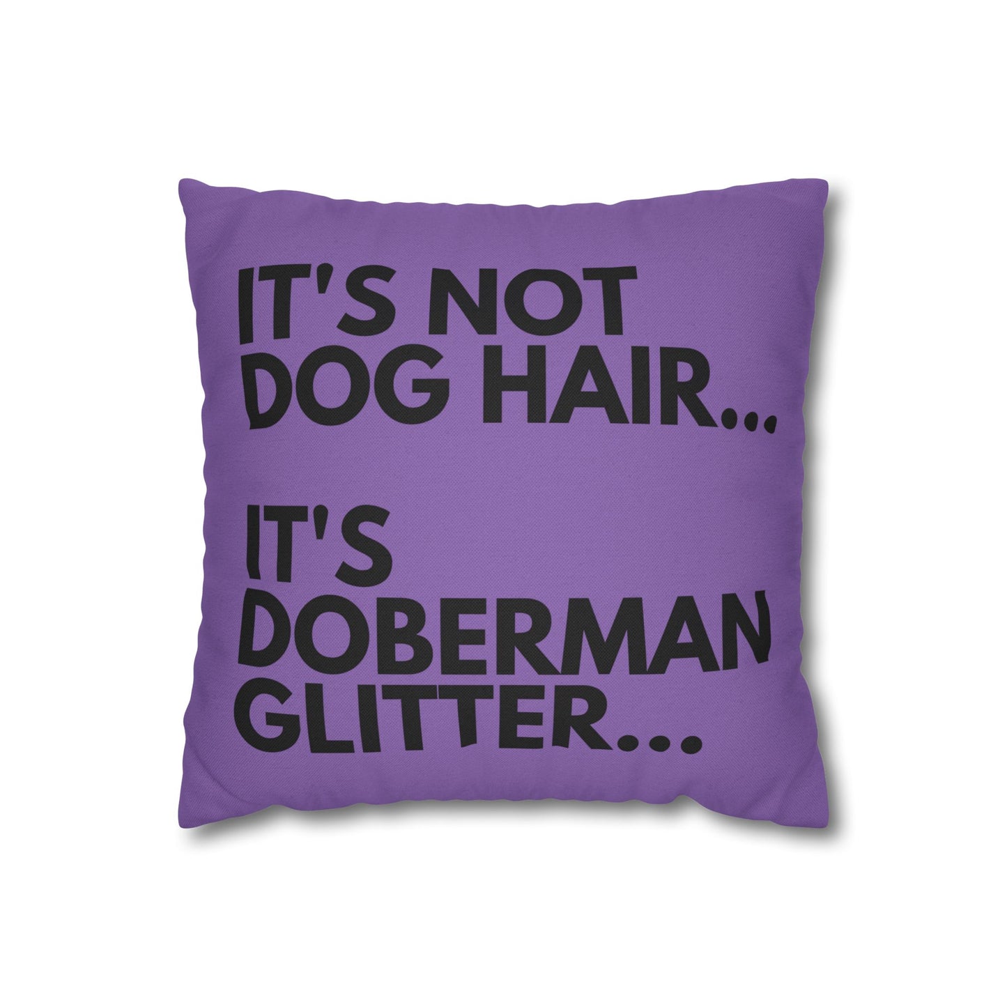 Glitter 2 Light Purple Square Pillowcase