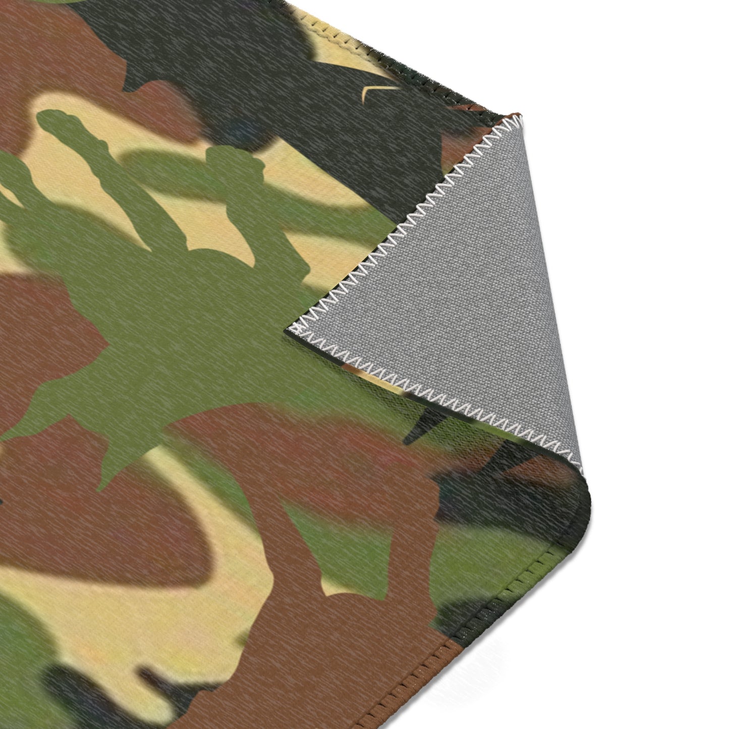 Dobie Brown Camo Pattern Area Rugs