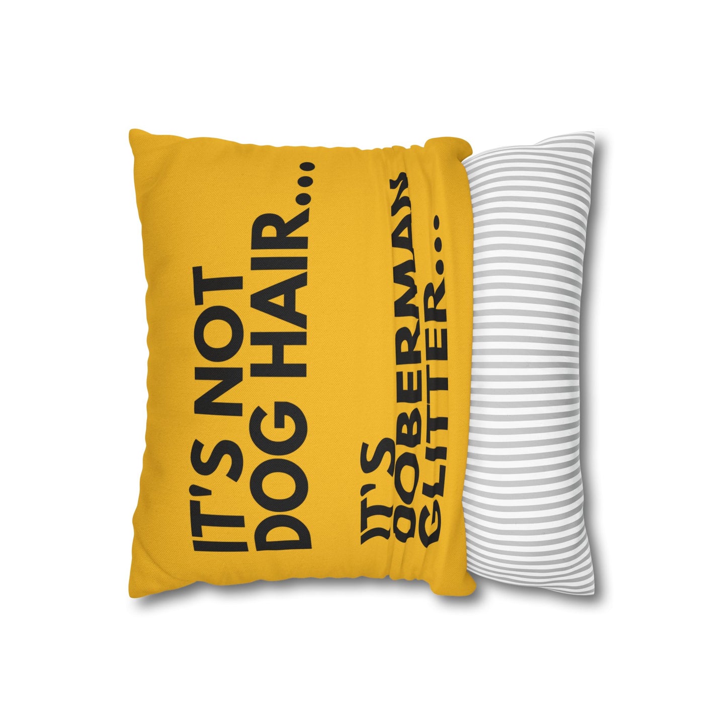 Glitter 2 Yellow Square Pillowcase