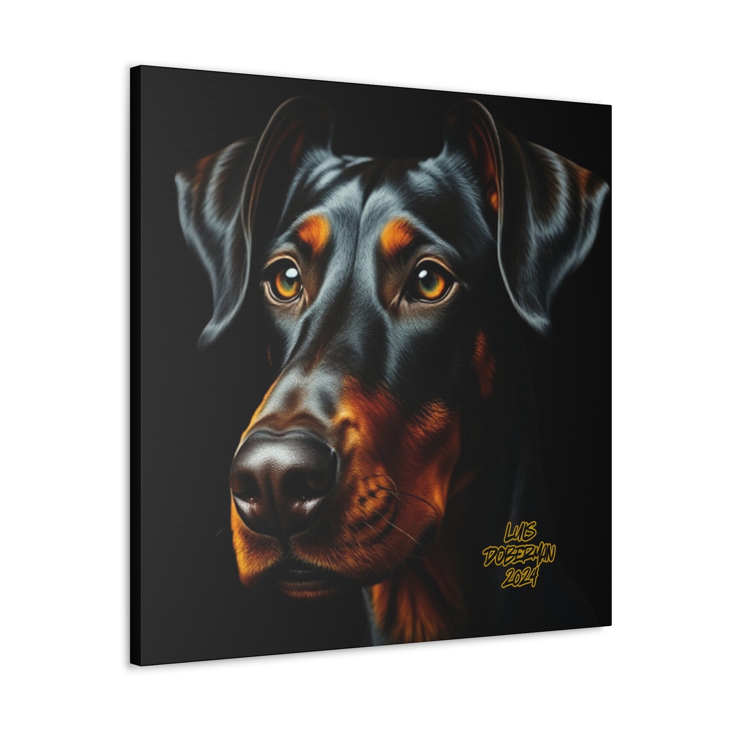 Luis Doberman 2024 Edition 014 Canvas Gallery Wraps