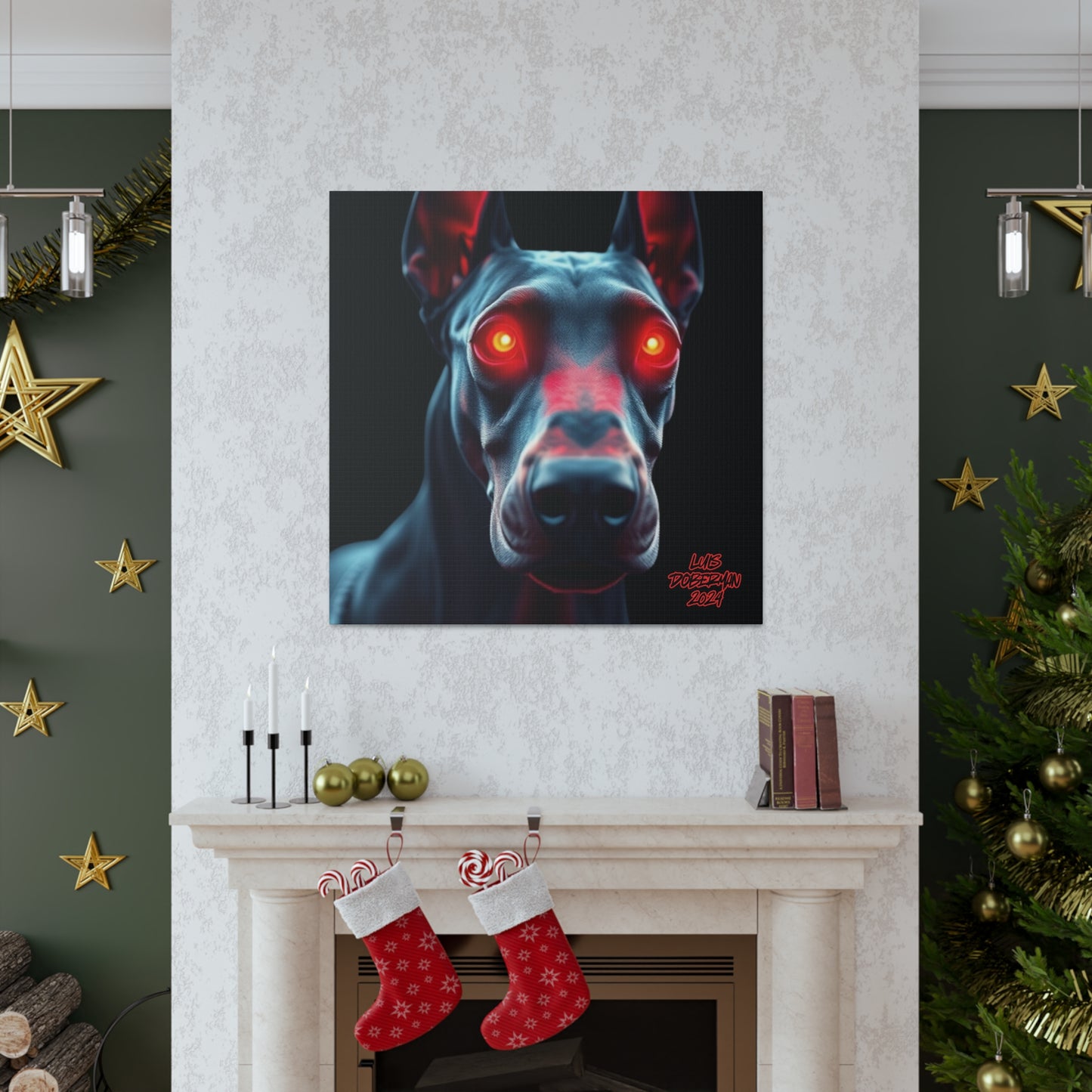 Luis Doberman 2024 Edition 008 Canvas Gallery Wraps