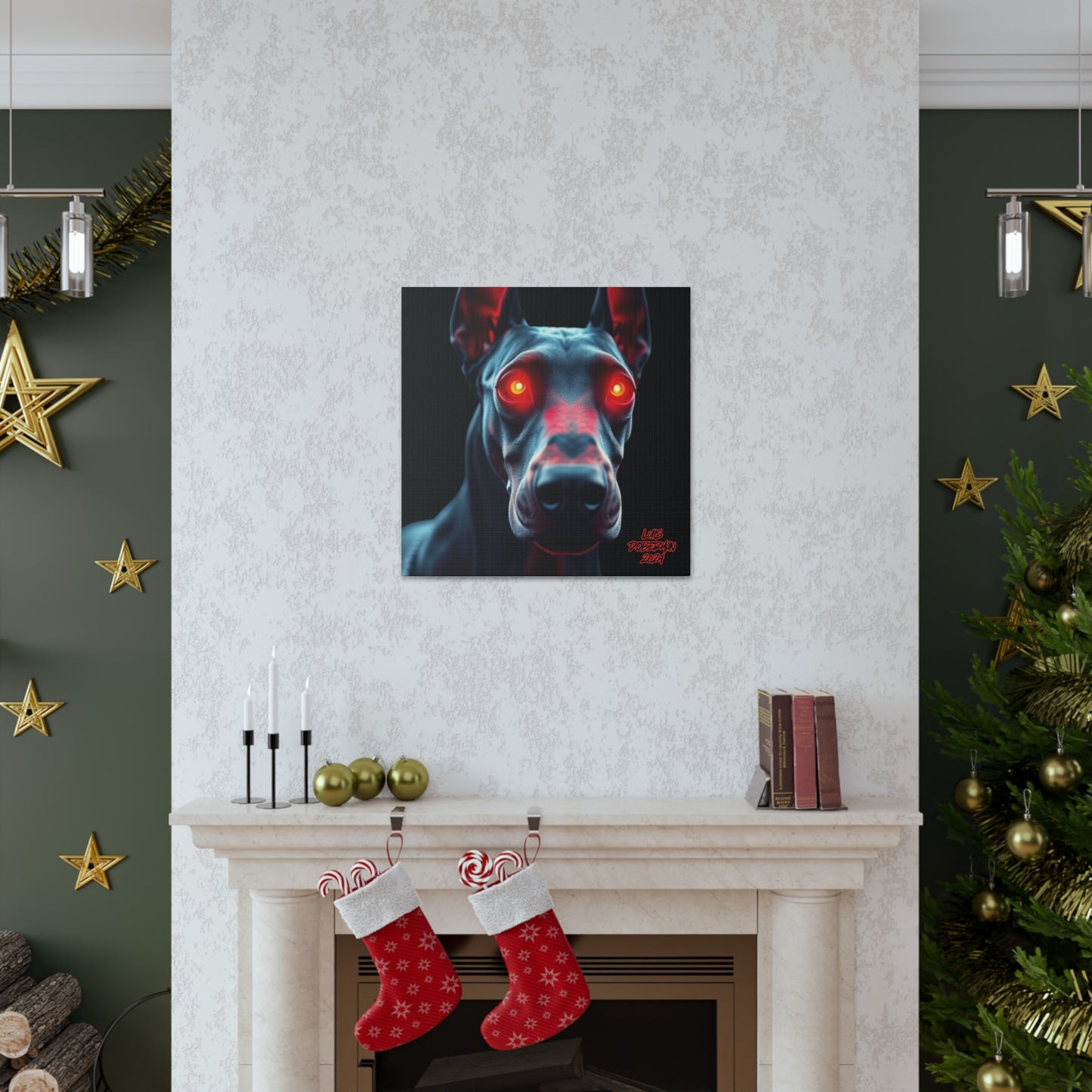 Luis Doberman 2024 Edition 008 Canvas Gallery Wraps