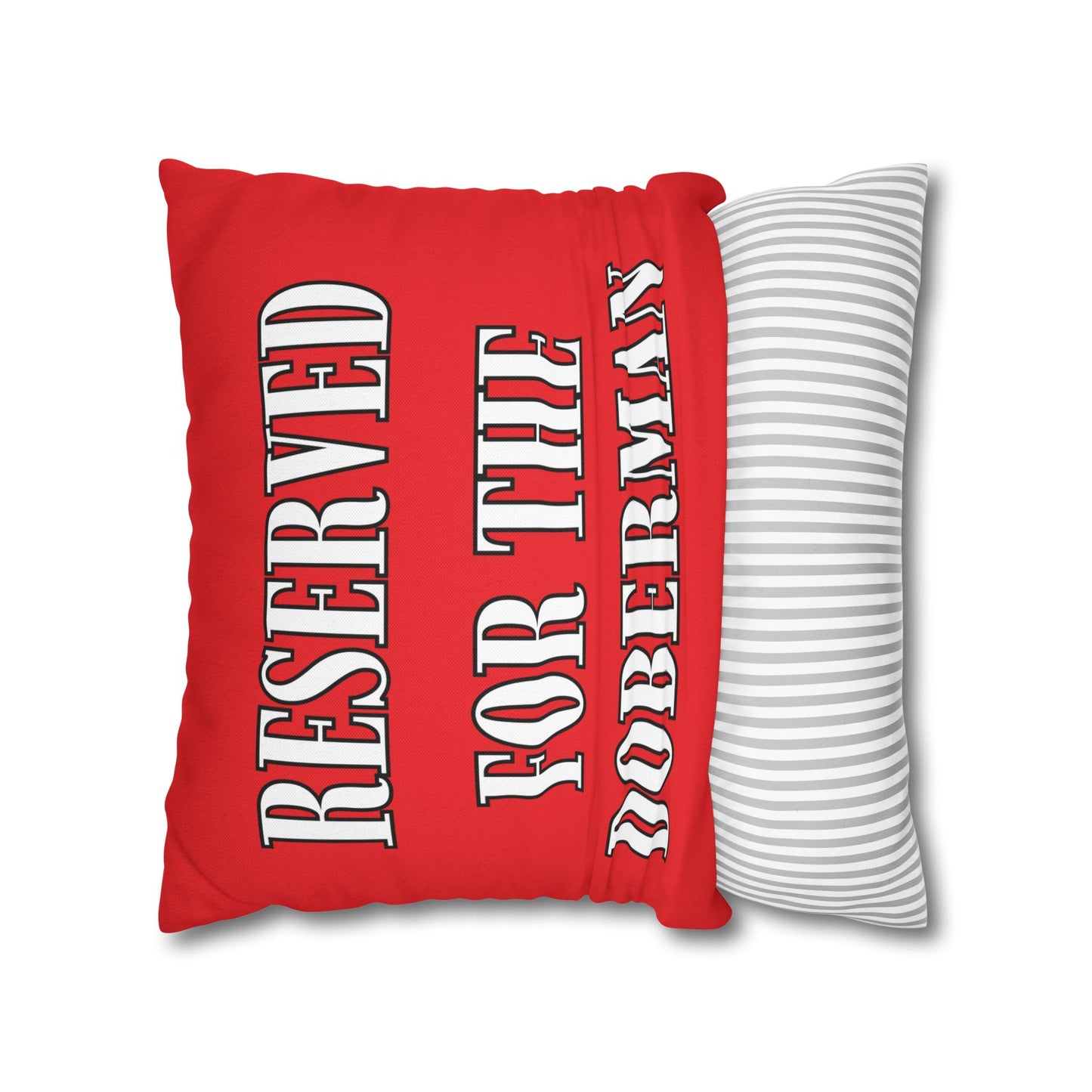 Reserved Red Square Pillow Covers