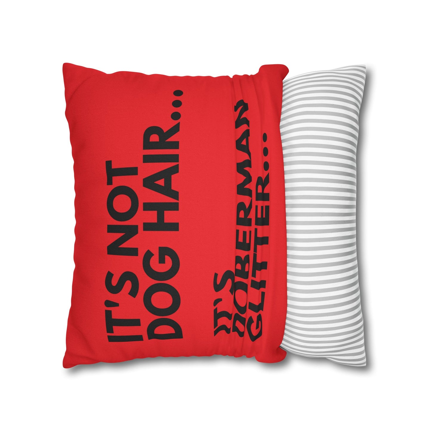 Glitter 6 Red Square Pillowcase