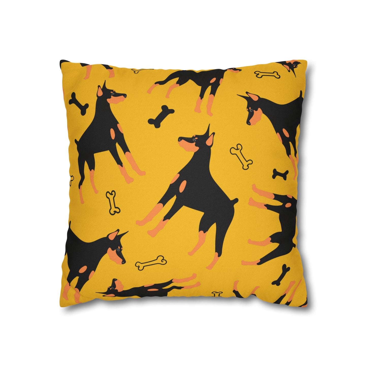 Pattern 1 Yellow Square Pillowcase