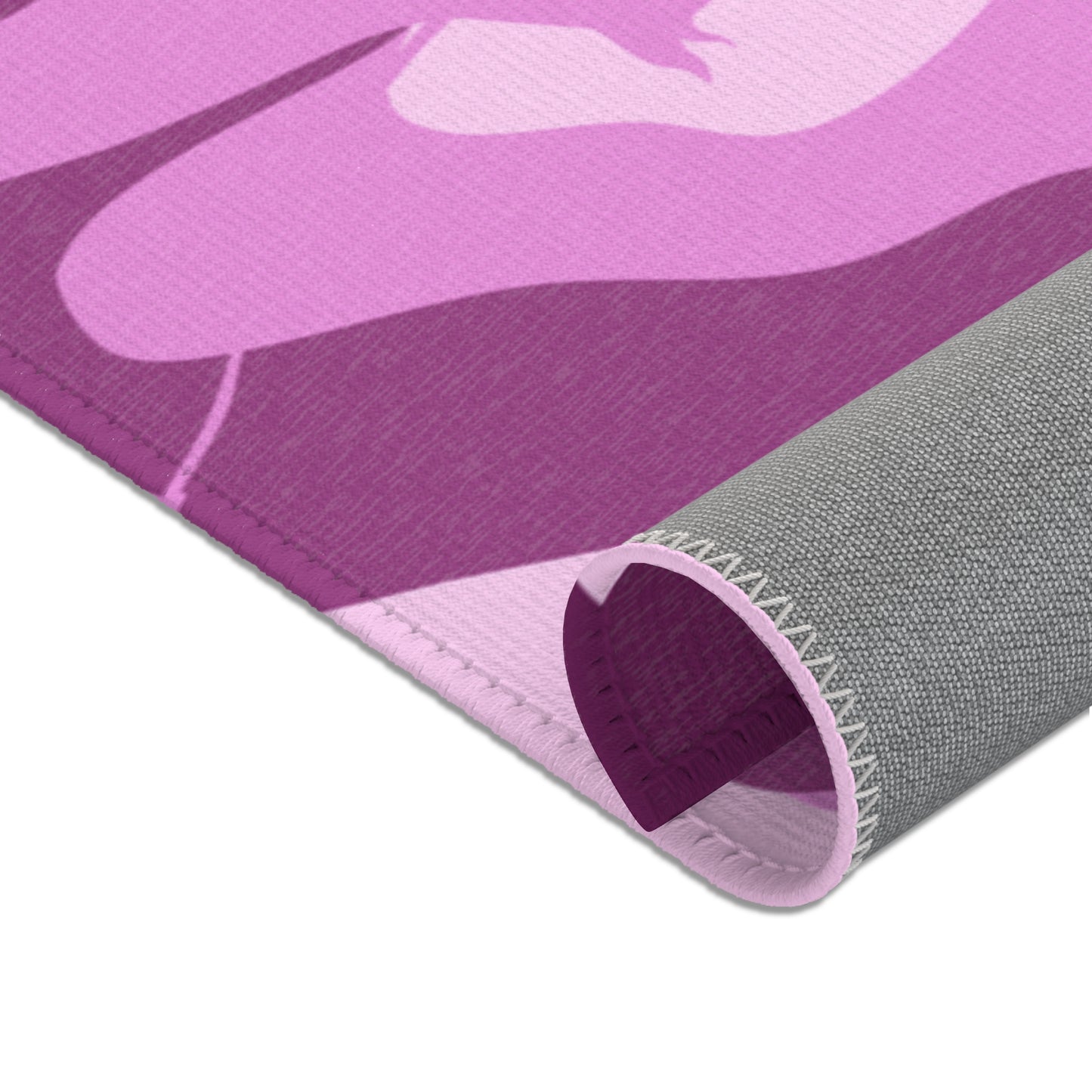 Doberman Pink Camo Pattern Area Rugs