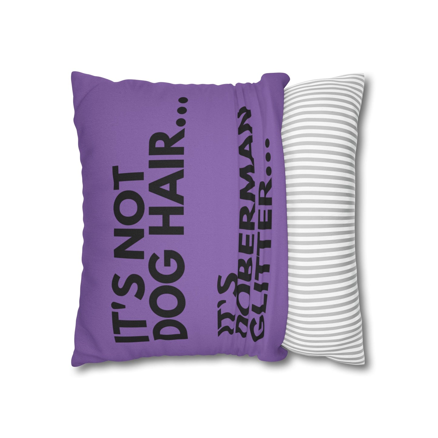 Glitter 2 Light Purple Square Pillowcase