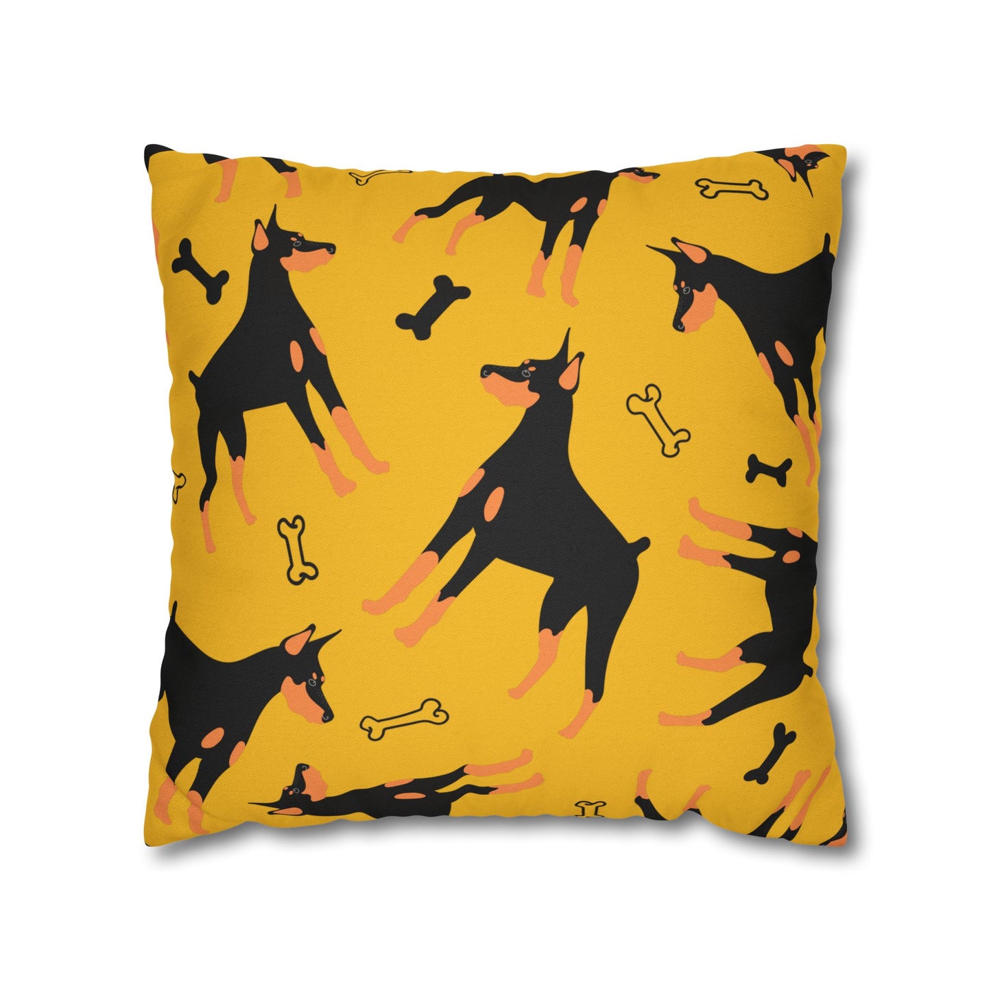 Pattern 1 Yellow Square Pillowcase