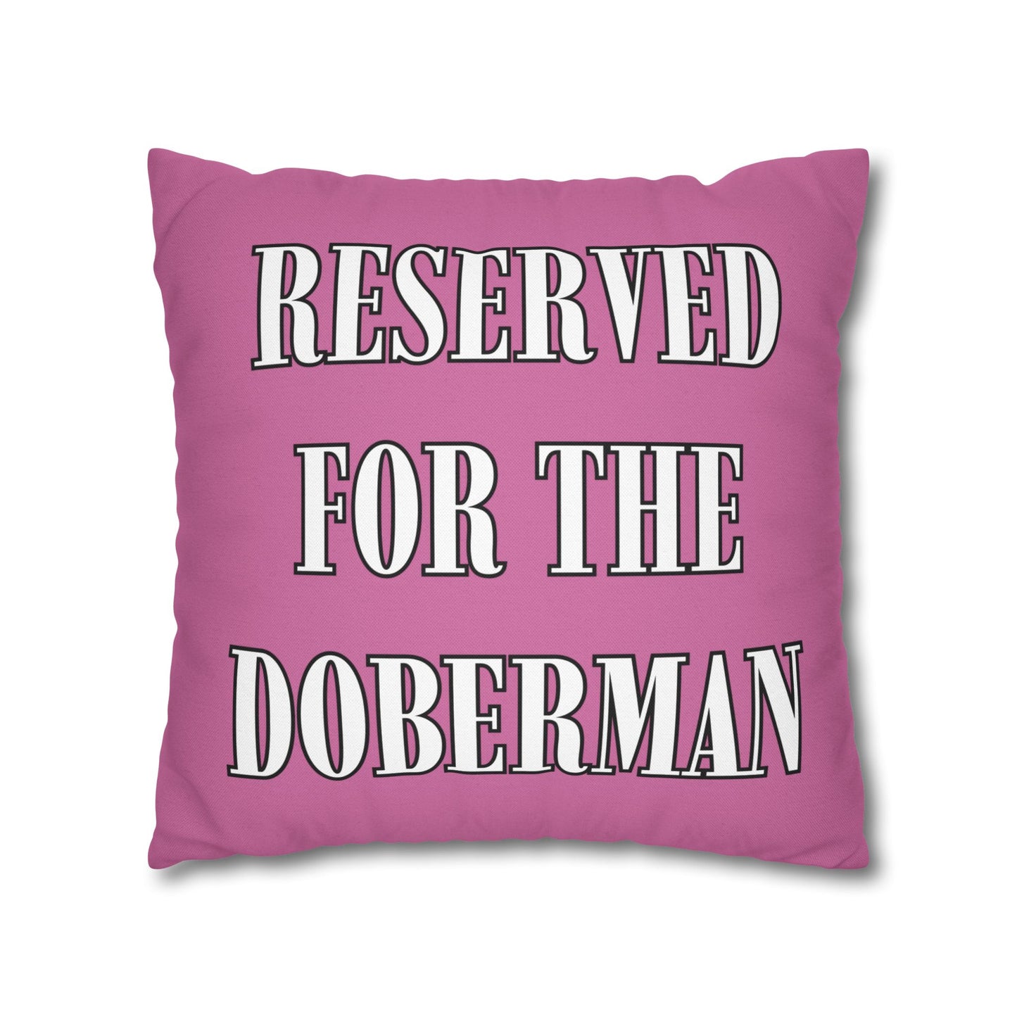 Reserved Pink Square Pillow Covers