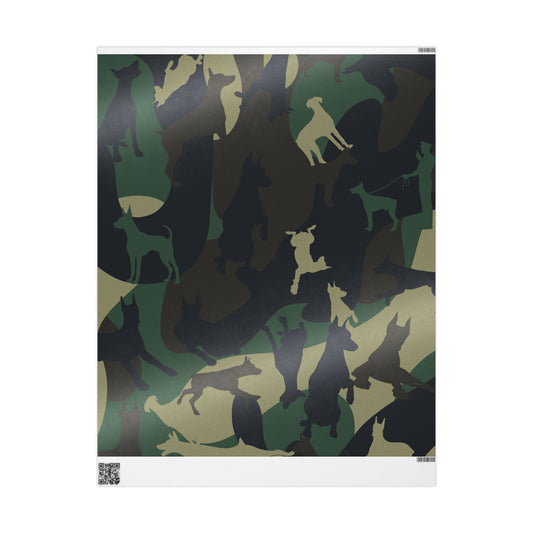 Camo 1 Doberman Pattern Wrapping Papers