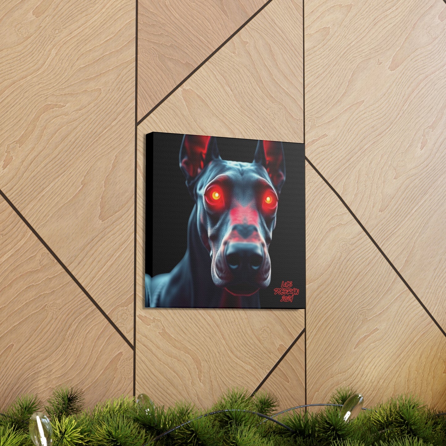 Luis Doberman 2024 Edition 008 Canvas Gallery Wraps