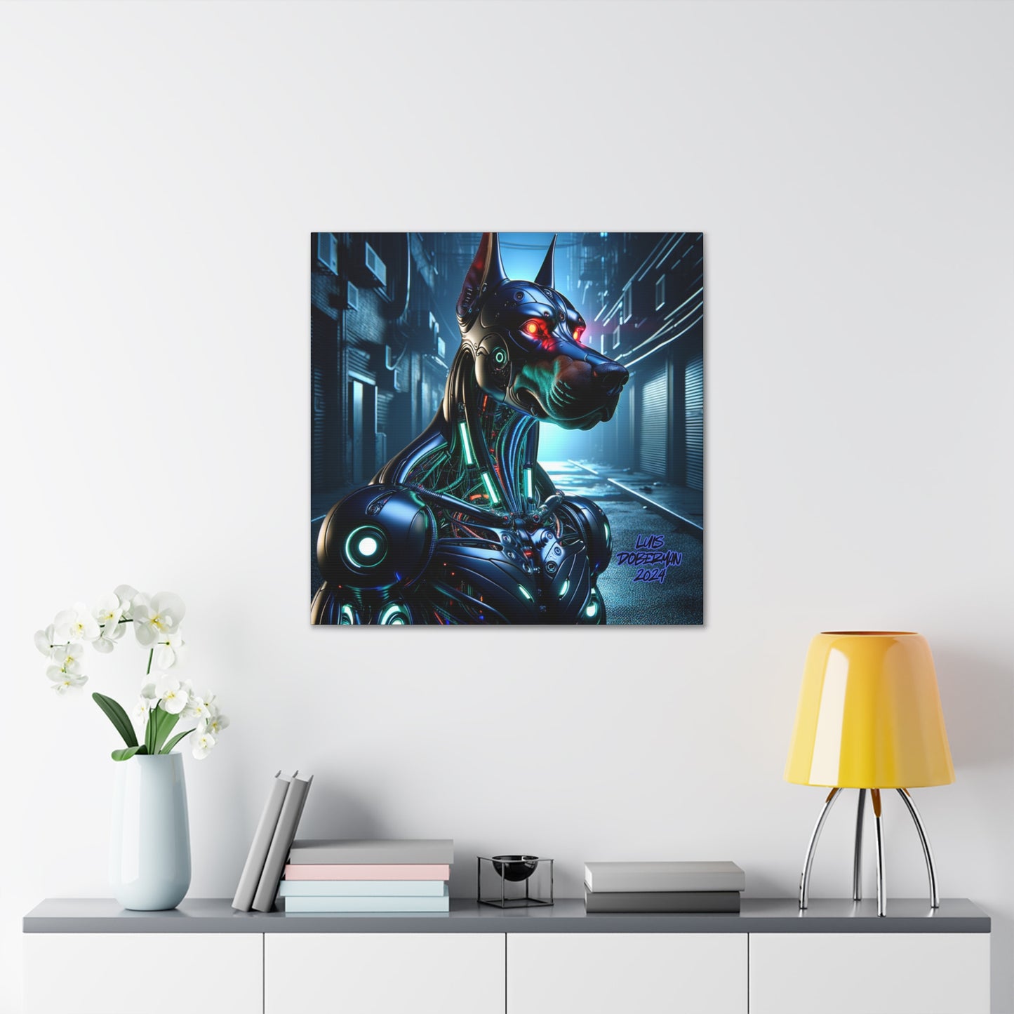 Luis Doberman 2024 Edition 017 Canvas Gallery Wraps