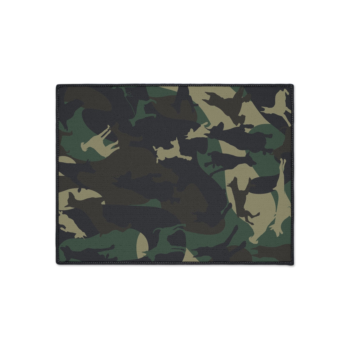 Doberman Camo Heavy Duty Place Floor Mat