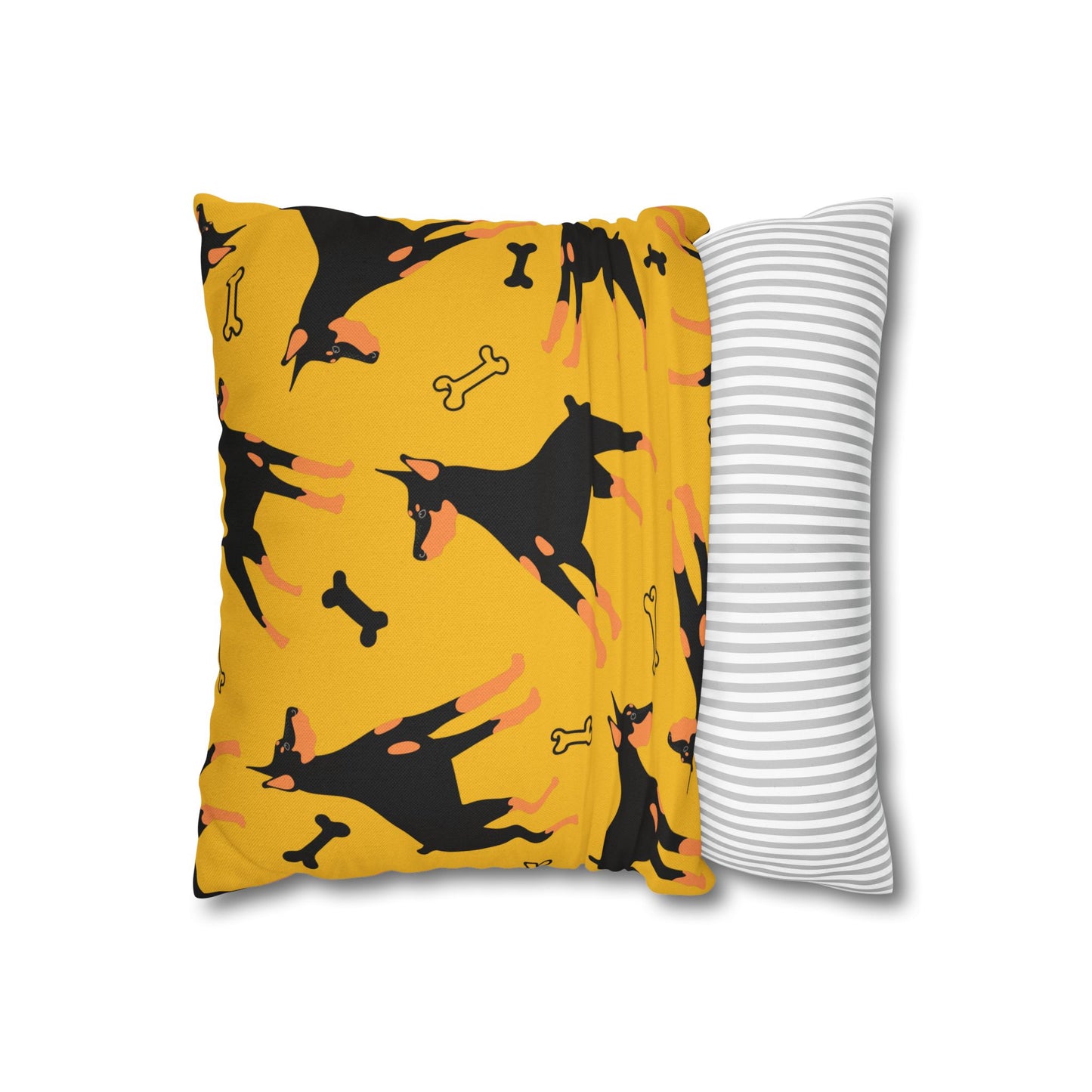 Pattern 1 Yellow Square Pillowcase