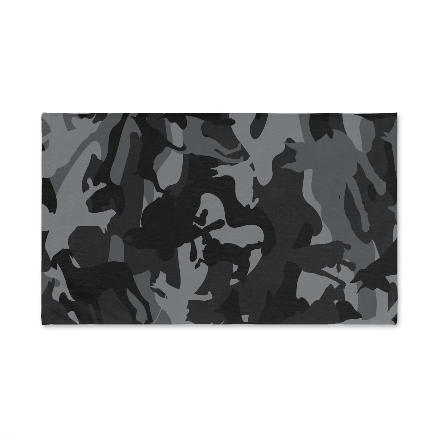 Doberman Gray Camo Pattern Snout Towel