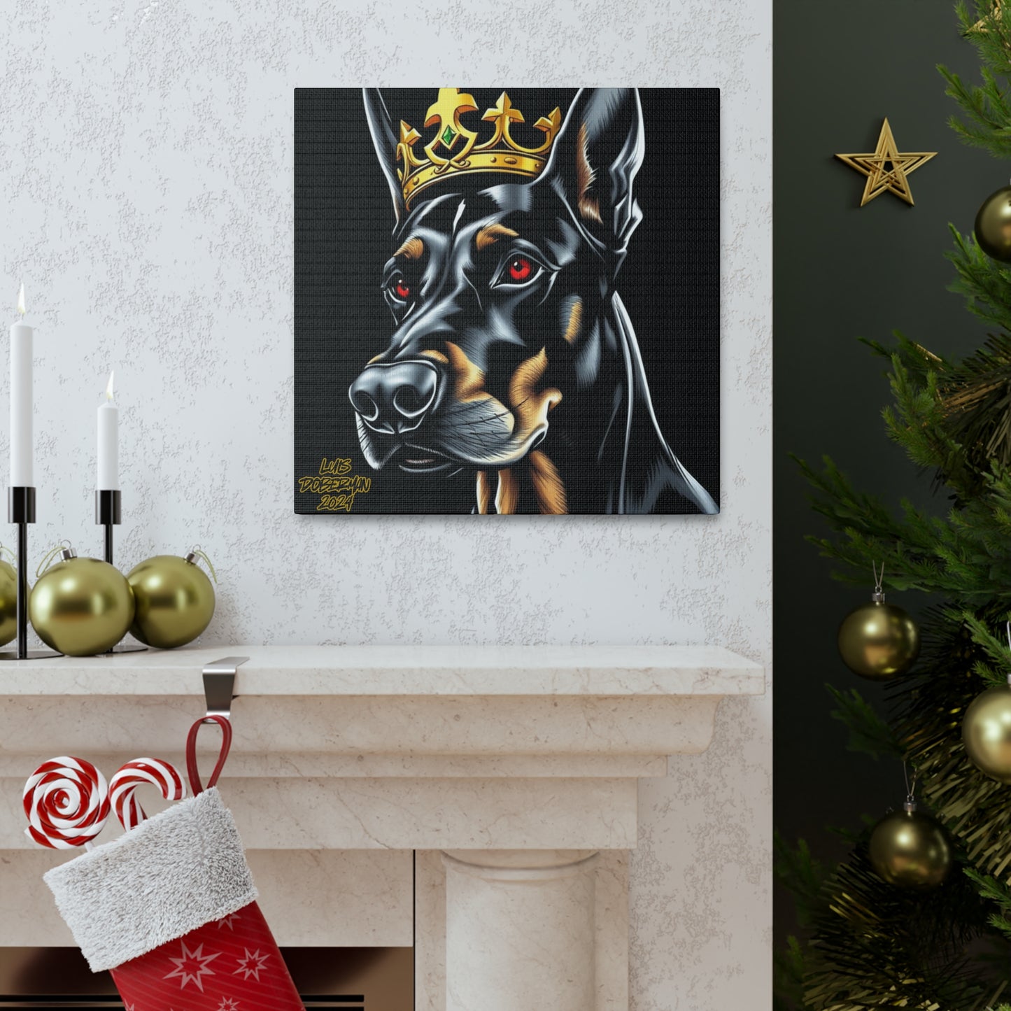Luis Doberman 2024 Edition 003 Canvas
